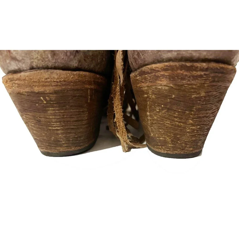 cango tobacco embroidered western cowboy boot - Picture 8 of 8